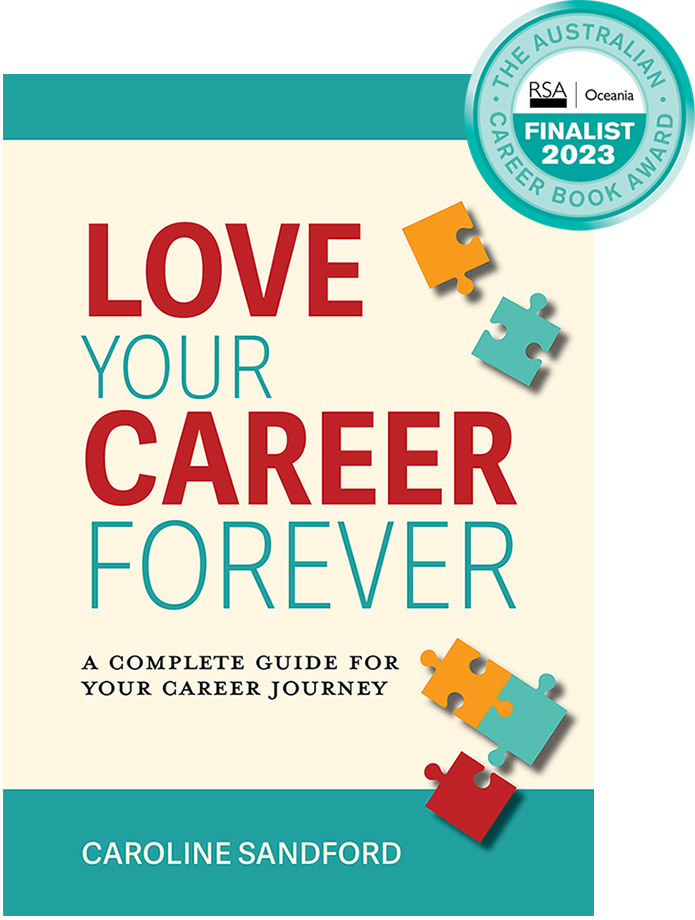 Love your career-forever book cover with award
